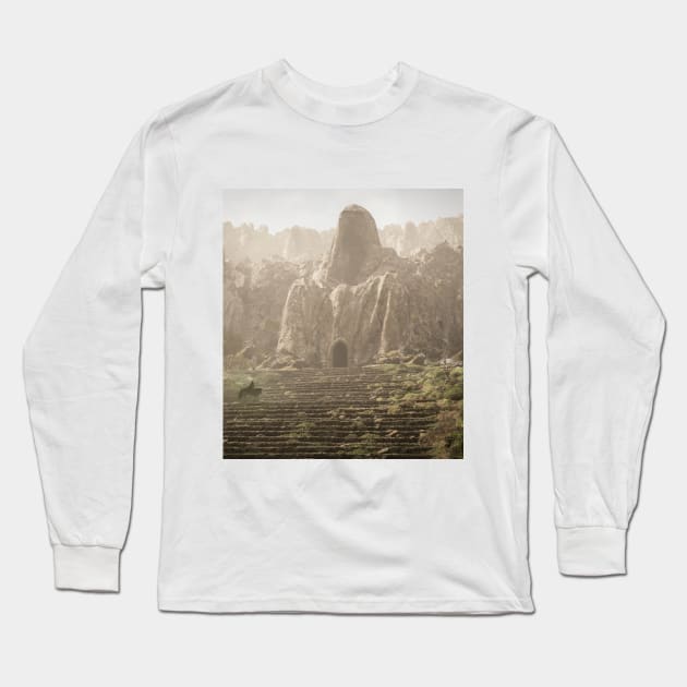 Giant Shrines Long Sleeve T-Shirt by alexgraphex